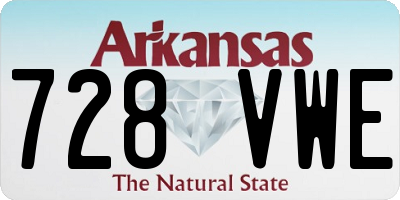 AR license plate 728VWE