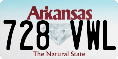 AR license plate 728VWL
