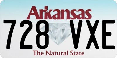 AR license plate 728VXE