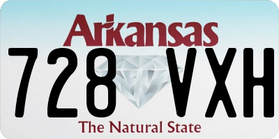 AR license plate 728VXH