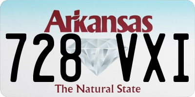 AR license plate 728VXI