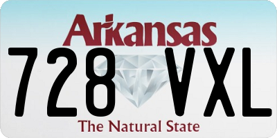 AR license plate 728VXL