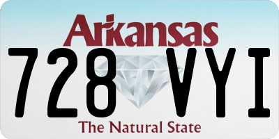 AR license plate 728VYI