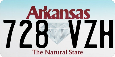 AR license plate 728VZH