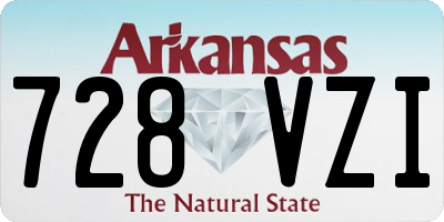 AR license plate 728VZI
