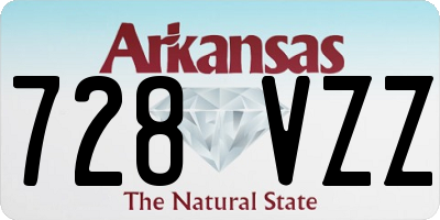 AR license plate 728VZZ