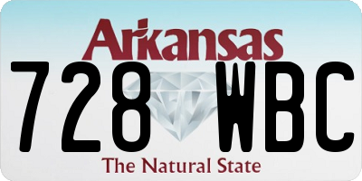 AR license plate 728WBC