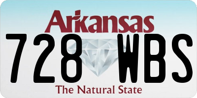 AR license plate 728WBS