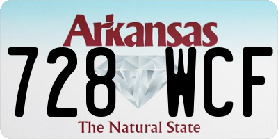 AR license plate 728WCF