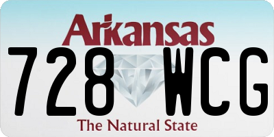 AR license plate 728WCG