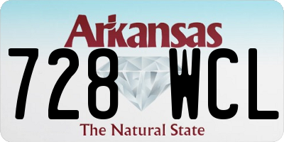 AR license plate 728WCL