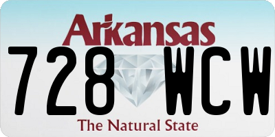 AR license plate 728WCW