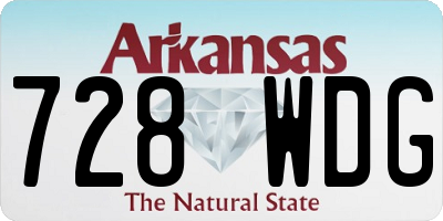 AR license plate 728WDG