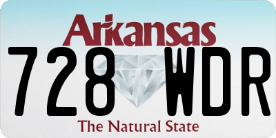 AR license plate 728WDR