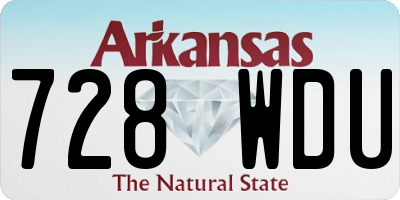 AR license plate 728WDU