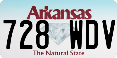 AR license plate 728WDV
