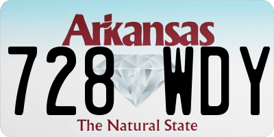 AR license plate 728WDY