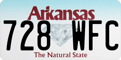 AR license plate 728WFC