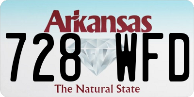 AR license plate 728WFD