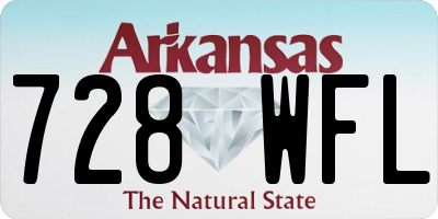 AR license plate 728WFL