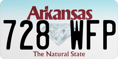 AR license plate 728WFP