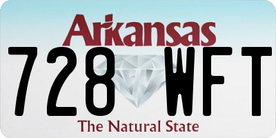 AR license plate 728WFT