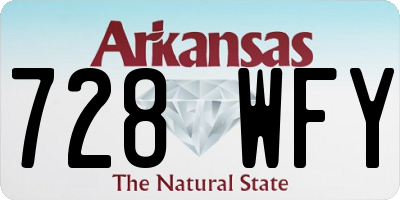 AR license plate 728WFY