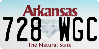 AR license plate 728WGC