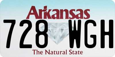 AR license plate 728WGH