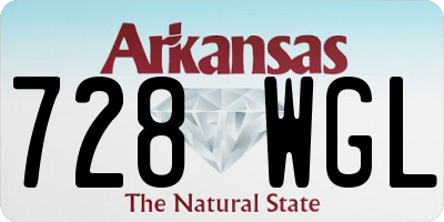 AR license plate 728WGL