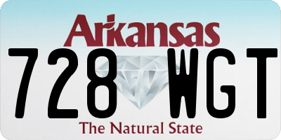 AR license plate 728WGT