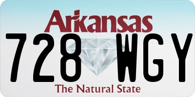 AR license plate 728WGY