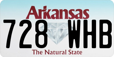 AR license plate 728WHB