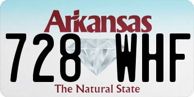 AR license plate 728WHF