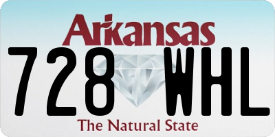 AR license plate 728WHL