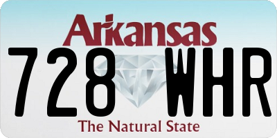 AR license plate 728WHR