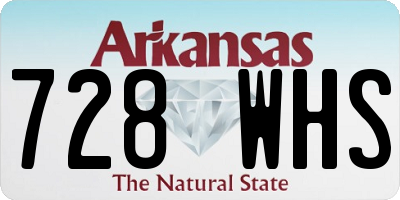 AR license plate 728WHS