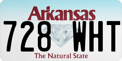 AR license plate 728WHT