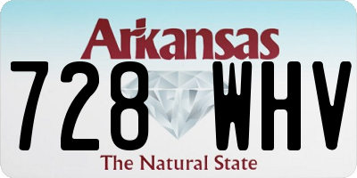 AR license plate 728WHV