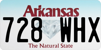 AR license plate 728WHX