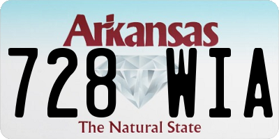 AR license plate 728WIA
