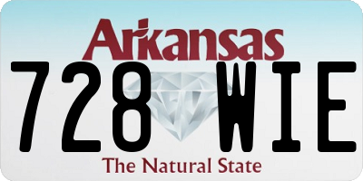 AR license plate 728WIE