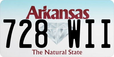 AR license plate 728WII