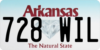 AR license plate 728WIL