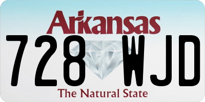 AR license plate 728WJD