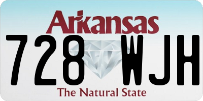 AR license plate 728WJH