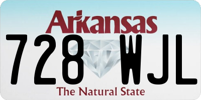 AR license plate 728WJL