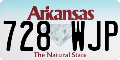 AR license plate 728WJP