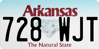 AR license plate 728WJT