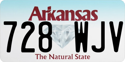 AR license plate 728WJV